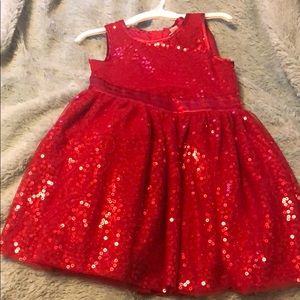 Red Christmas Dress Size 3T. BNWT